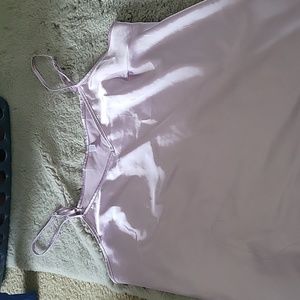 silk purple dress